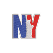 Liberty New York City digitized embroidery design