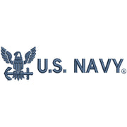 Licensed Eagle U.S. Navy digitized embroidery design