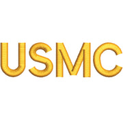USMC Symbol digitized embroidery design