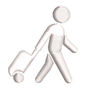 Here I Come digitized embroidery design