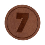 Number 7 Faux Leather Patch - Number 7 OSFM