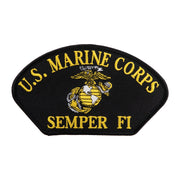 U.S. Marine Corps Semper Fi Black Patch - Black Semper Fi OSFM