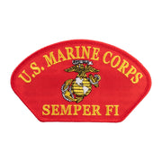 U.S. Marine Corps Semper Fi Red Patch - Red Semper Fi OSFM