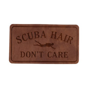 Scuba Hair Don't Care Faux Leather Patch - Scuba Hair DonT Care OSFM