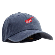 Lets Cook Embroidered Cotton Twill Premium Pigment Dyed Cap - Navy OSFM