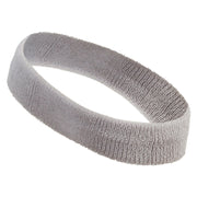 Yummy Embroidered Head Bands Terry - Lt-Grey OSFM