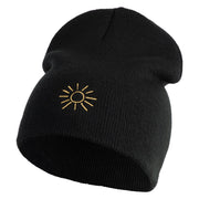 Arizona Sun Embroidered 8 inch Acrylic Short Blank Beanie - Black OSFM