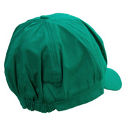 Italian Cuisine Sauce Embroidered Cotton Elastic Newsboy Cap - Lime OSFM