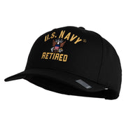 US Navy Retired Military Embroidered Cap