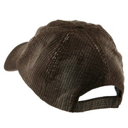 Low Profile Pine Stripe Cotton Washed Cap