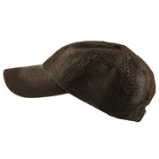 Low Profile Pine Stripe Cotton Washed Cap