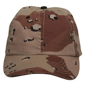 Enzyme Washed Camo Cap