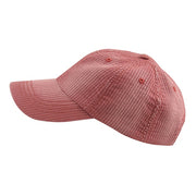 Low Profile Pine Stripe Cotton Washed Cap