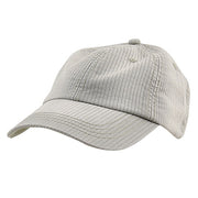 Low Profile Pine Stripe Cotton Washed Cap