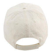 Low Profile Pine Stripe Cotton Washed Cap