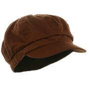 Cotton Elastic Newsboy Cap