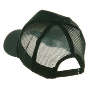 5 Panel Pro Style Twill Mesh Cap