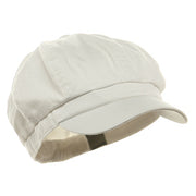 Cotton Elastic Newsboy Cap