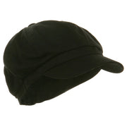 Cotton Elastic Newsboy Cap