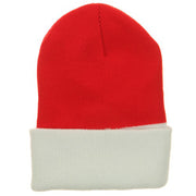 Two Tone Cuff Beanie USA