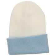 Two Tone Cuff Beanie USA