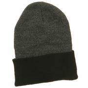 Two Tone Cuff Beanie USA