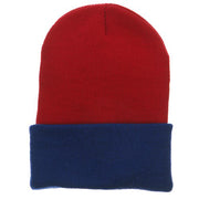 Two Tone Cuff Beanie USA