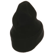 Fleece Lined Cuff Plain Beanie