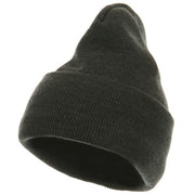 Fleece Lined Cuff Plain Beanie