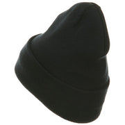 Fleece Lined Cuff Plain Beanie