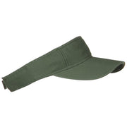 Pro Style Cotton Twill Washed Visor