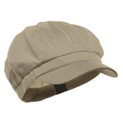 Cotton Elastic Newsboy Cap