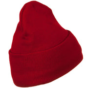 Fleece Lined Cuff Plain Beanie