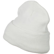 Fleece Lined Cuff Plain Beanie