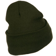 Fleece Lined Cuff Plain Beanie