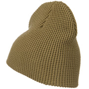 Big Stretch Waffle Stitch Short Beanie