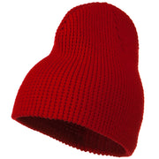 Big Stretch Waffle Stitch Short Beanie