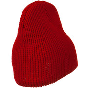 Big Stretch Waffle Stitch Short Beanie