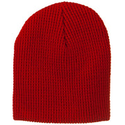 Big Stretch Waffle Stitch Short Beanie