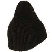 Big Stretch Waffle Stitch Short Beanie