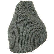 Big Stretch Waffle Stitch Short Beanie