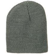 Big Stretch Waffle Stitch Short Beanie