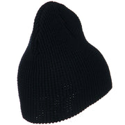 Big Stretch Waffle Stitch Short Beanie