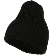 Big Stretch Waffle Stitch Short Beanie