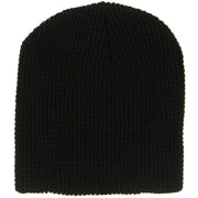 Big Stretch Waffle Stitch Short Beanie