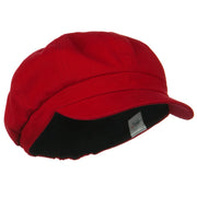 Cotton Elastic Newsboy Cap