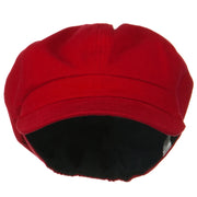 Cotton Elastic Newsboy Cap