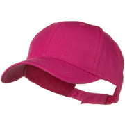 Solid Cotton Twill Low Profile Strap Cap