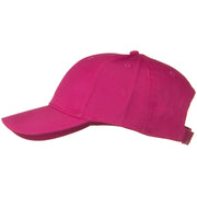 Solid Cotton Twill Low Profile Strap Cap