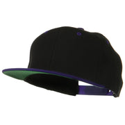 Classic Snapback Wool Blend 2 Tone Cap